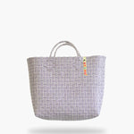 Panier Raisin Midi – Panier cabas tressé à la main au Vietnam, teintes violettes raffinées.